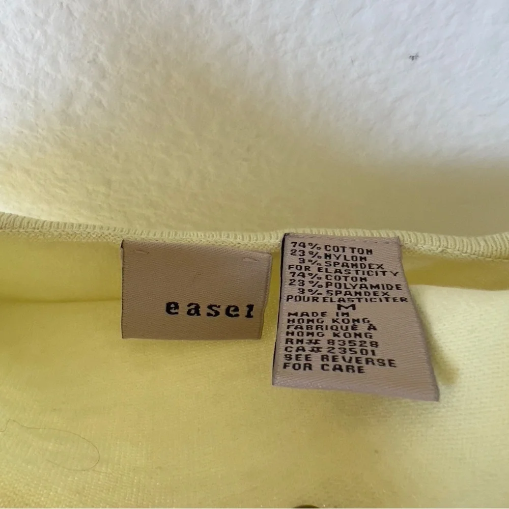 Easel Cardigan & Tank Top Set in Yellow